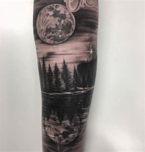 30 Enchanting Moon Tattoo Ideas and Their Deep。